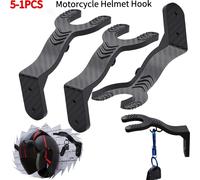 Estantes de gancho para casco de motocicleta, estante para armario de cocina, gancho de montaje en pared, colgador de exhibición multiusos, soporte de almacenamiento montado en la pared 4pcs