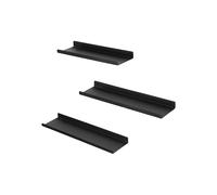 Estantes de Pared Metálicos Negro