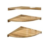 Estantes flotantes de pared Repisa rústica de madera de 3 niveles para