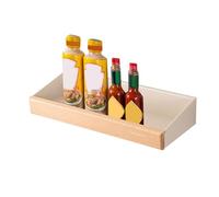 Estantes flotantes para pared - Madera duradera de 15,55 pulgadas | Organizador montado en la pared: elegante estante de almacenamiento de cocina para especias hierbas decoración de baño funcional