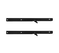Estantes plegables maclean, 50 kg, ahorro de espacio (min 350mm - max