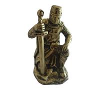 Estatua de medieval, figura histórica de soldado romano, escultura de escritorio de resina vintage para oficina, estantería, estudio, decoración, decoración de , colección de
