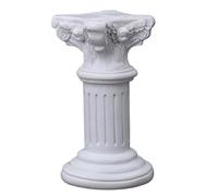 Estatua de resina de columnas griegas - Pequeñas columnas romanas y columnas griegas | Decoraciones de resina para el hogar, figura de columna griega blanca como pieza central, columnas decorativas