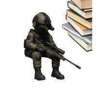 Estatua De Soldado,Decoración Coleccionable Impresa en 3D - Estatua Escritorio Operador Fuerzas Especiales | para el hogar, oficina, vitrina, entrada, monitor, PC, sala juegos, hombres, fans y veteran