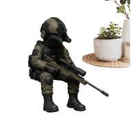 Estatua De Soldado,Mini Coleccionables Impresos En 3D - Estatua Escritorio Operador Fuerzas Especiales | para el hogar, oficina, vitrina, entrada, monitor, PC, sala juegos, hombres, fans y veteranos