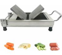 Este Cortador de Queso de Acero Inoxidable con alambres, Tabla cortadora de Mantequilla Profesional, Herramienta de Cocina para Cortar Tostadas y Verduras.