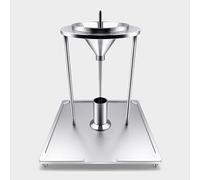 Este densímetro para Polvos de Acero Inoxidable y Arena de Cuarzo, con Vaso medidor de 100 ml y Abertura de Salida de 12,7 mm, es Adecuado para Pruebas de Metales, Cemento y Suelos.