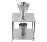 Este medidor de Densidad aparente, volumétrico de acumulación Natural con Embudo cónico, Salida de 30 mm, Vaso medidor de 500 ml, medición de precisión, Altura del Embudo: 135 mm, para Laboratorio