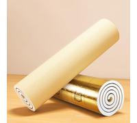 Este Papel Tapiz Autoadhesivo de 9 mm de Grosor con Textura de Lino es removible, fácil de Pegar, con Aislamiento térmico, Impermeable y Resistente a la Humedad. Incluye Paneles Adhesivos de