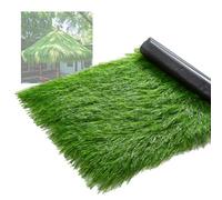 Este Rollo de césped Artificial Tipo Paja para cabañas de Bar, césped sintético simulado para techos de Balcones, Patios y Decoraciones para Fiestas (1x18,5m/3,3x60,7ft)