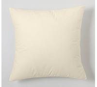 ESTELA - Funda de cojín Combi Lisos Color Crema - Medidas 40x40 cm. - 50% Algodón-50% Poliéster - 144 Hilos