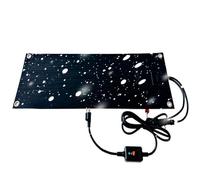Estera for Derretir Nieve Estera Calefactora de Goma Antideslizante Esteras para Derretir Hielo Sistema de Derretimiento de Nieve Estera Calentada para Derretir Nieve para Escaleras(4x6m/157.48x236.22