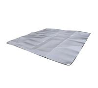 Esterilla de Picnic de Aluminio, Ligera y Plegable, Cálida para Halloween | Aluminum Film, Fácil de Llevar, Color Plata, para Jardín y Conciertos al Aire Libre