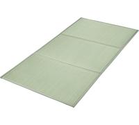 Esterilla japonesa de tatami, doble, plegable y antideslizante, hecha de hierba de junco
