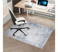 Esterilla protectora para silla de oficina 120 x 150 cm, alfombrilla protectora para suelo duro, alfombrilla antideslizante para silla de oficina, suelo duro, laminado y azulejos