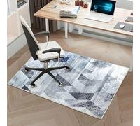 Esterilla protectora para silla de oficina 120 x 150 cm, alfombrilla protectora para suelo duro, alfombrilla antideslizante para silla de oficina, suelo duro, laminado y azulejos