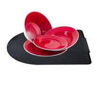 Esterilla Silicona para Platos Alfombrilla Plegable para Fregadero