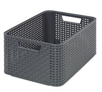 Estilo rattan curver apariencia 205 846 caja de almacenamiento talla m