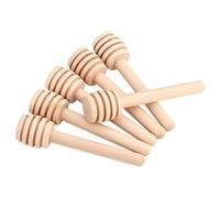 Estink Cucharillas de madera, juego de 50 piezas de 15 cm para tarros, bodas y bautizos ideales para café, té y postre, ecológicos y desechables