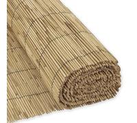 ESTO Pantalla de bambú natural para exterior, cañizo sombreador y ocultador para jardín, terraza, balcón, estera de valla decorativa de caña de bambú, red frangisol de privacidad (1 x 3 metros)