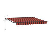 Estor eléctrico retráctil 2,5 x 2 m | Mando a distancia, Manivela manual, poliéster con revestimiento de PU, marco de acero aluminio, semiCassette