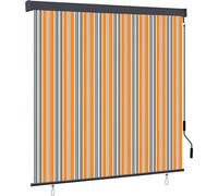 Estor enrollable Amarillo y Azul 180 x 250 cm Tela y Aluminio