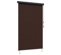 Estor enrollable Marrón 140 x 250 cm Tela y Aluminio