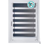 Estor enrollable Stor Planet Clip&Fix, color plateado, 120 x 180 cm