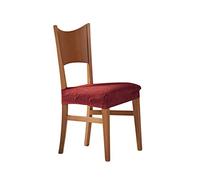 Estoralis Alexia | Funda Silla de Diseño Moderno | Tejido Elastico Rojo | Funda Elástica Asiento tamaño estándar (hasta 45x45 cm.) | Protector Asiento | Adaptable a Todo Tipo de sillas