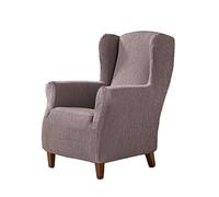 Estoralis Beta | Funda Sillon de Diseño Moderno | Tejido Elástico Rosa | para Sillon Orejero (de 70 a 110 cm.) | Máxima Adaptabilidad a Todo Tipo de sofás