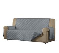 Estoralis Eden | Funda de Sofá Diseño Moderno | Tejido Acolchado Gris/Antracita | para Sofá de 4 Plazas | Tamaño de Tela 190 x 220 cm (Ancho por Alto) | Protector para Todo Tipo de Sofás