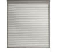 Estoralis | Robert | Estor Enrollable Diseño Moderno | Translúcido Rayas | Gris | 160 x 195 cm (Ancho/Alto) Tamaño Tela 157 x 190 cm | Estores para Ventanas y Puertas