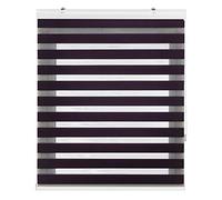 Estoralis Sansa | Estor Enrollable Noche y Día Diseño Moderno | Doble Tejido | Color Violeta | 145 x 255 cm (Ancho/Alto) Tamaño Tela 142 x 250 cm | Estores para Ventanas y Puertas
