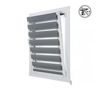 Estores noche y día easyfix, estor enrollable de instalación sin taladrar plata, 45 x 180 cm
