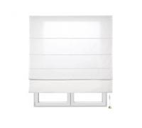 Estores plegables estor paqueto liso sin varillas para ventanas blanco 150x175 cm