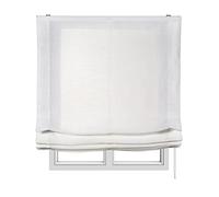 Estores Plegables Premium sin Varillas Estor Plegable Textil translucido en Interior Ventanas y Puertas Cortinas Paqueto con cadeneta STORESDECO Blanco Premium 105 x 175 cm