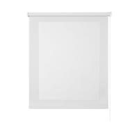 Estores screen oscurecimiento y aislamiento térmico estor estor enrollable con tejido técnico blanco 45 x 180 cm