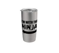 Estoy con el Ninja Vaso térmico de acero inoxidable de doble pared