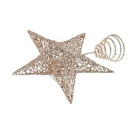 Estrella de Hierro Dorada para Árbol de Navidad, 25 Cm