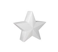 Estrella de luz MOOVERE decoración navideña, estrella con luz, exterior/interior (Carga solar+bateria Led/Rgb, 45 cm - sin cable/exterior)