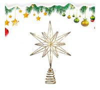 Estrella De Navidad Iluminada para Cima del Árbol | para La Copa del Árbol Festivo,Estrella De Navidad con Brillo Iluminado - para Oficina Interior Hogar Bar Tienda Dormitorio Sala De Estar