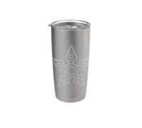 Estrella Ninja Shuriken Vaso térmico de acero inoxidable de doble pared