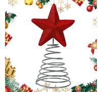 Estrella para Árbol De Navidad - Decoración De Estrella para La Cima del Árbol | Adorno Delicado para Fiestas Y Hogar Decoración Navideña para Interiores Y Jardines De Restaurantes