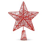 Estrella roja en la Copa del árbol - Accesorio de la Copa del Abeto del árbol de Navidad