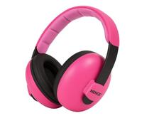 ESTRO Cascos Antiruido Niños - Auriculares Bebe Antiruido Cascos Ruido Bebe Protectores Auditivos para Bebes EM1 (Rosa)