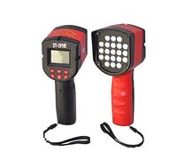 Estroboscopio digital de mano DIRIGIÓ Estroboscopio de mano digital DT-2018E LED Tacómetro estroboscópico flash con estroboscopio recargable luz estroboscópica impresión multifunción (21 lámparas)