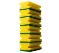 Estropajo Cocina Salvauñas Fibra Verde Extra Blancoplata 6 Unidades Gran Poder de Abrasión para una Limpieza Eficaz