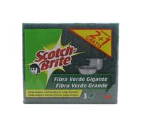 Estropajo Fibra Verde Gigante 3 Ud
