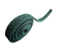 Estropajos de 5,8 m, rollo de estropajo de esmeril resistente para estufas de cocina, hoja de limpieza de nailon verde a tamaño (7 cm x 5,8 metros)