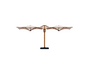Estructura de 2 Sombrillas Scolaro 7,0 x 3,5 m Galaxia Dual-T C3570DTL Timber